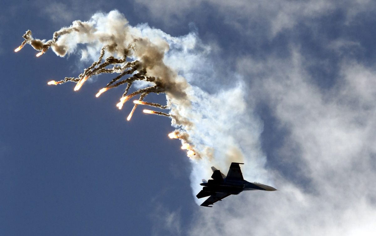 Rosyjskie Su-27 doprowadziły do rozbicia amerykańskiego drona