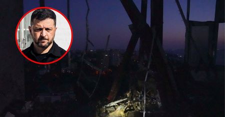 "Ponad 800 dronów". Zełenski reaguje na rosyjski atak