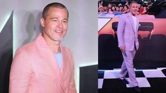 Brad Pitt promuje w Meksyku nowy film w dwóch pastelowych stylizacjach. 61-letni aktor zaprezentował ODMIENIONE oblicze