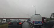 Powiat świecki: Wypadek na autostradzie A1. Ciężarówka uderzyła w bariery