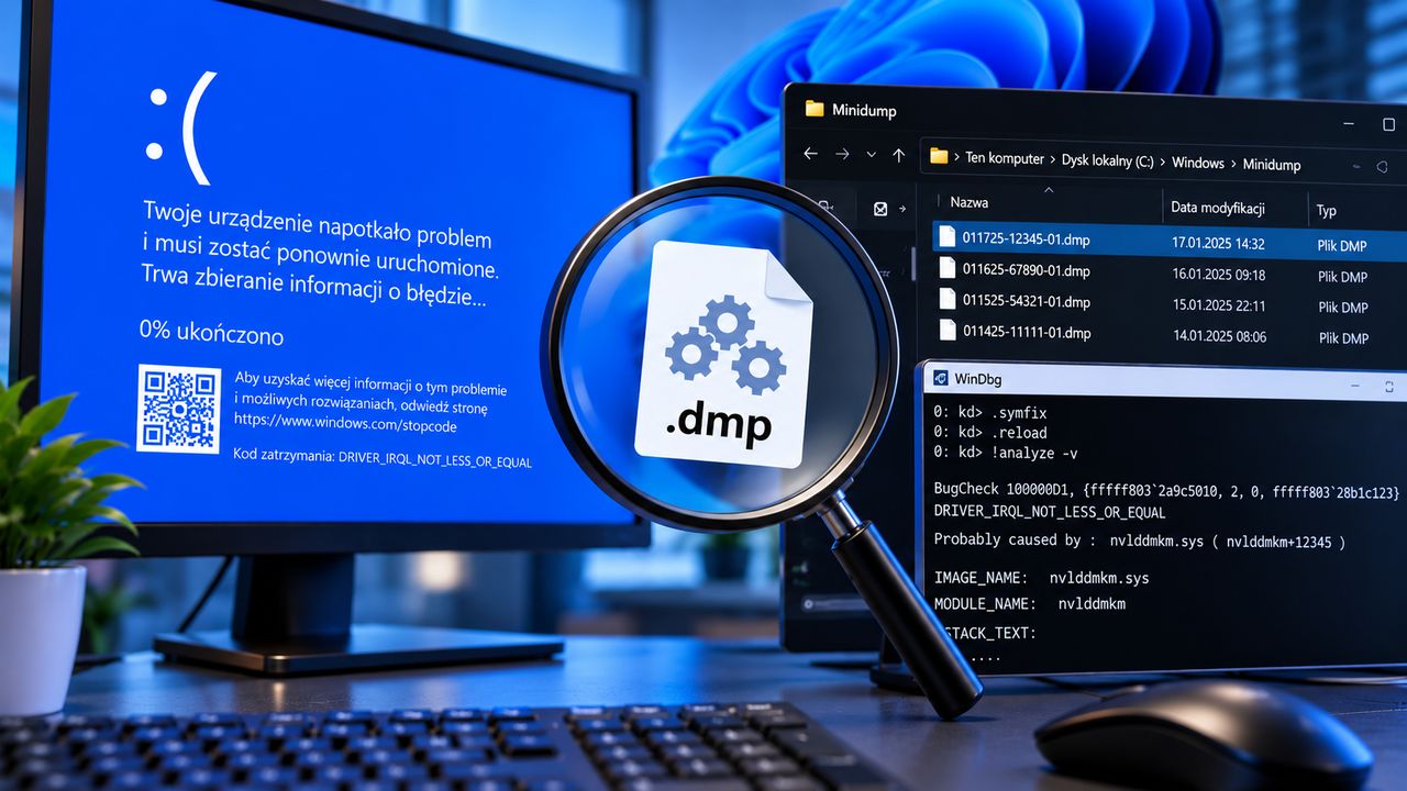 BSOD w Windows 11: jak odczytać plik Minidump?
