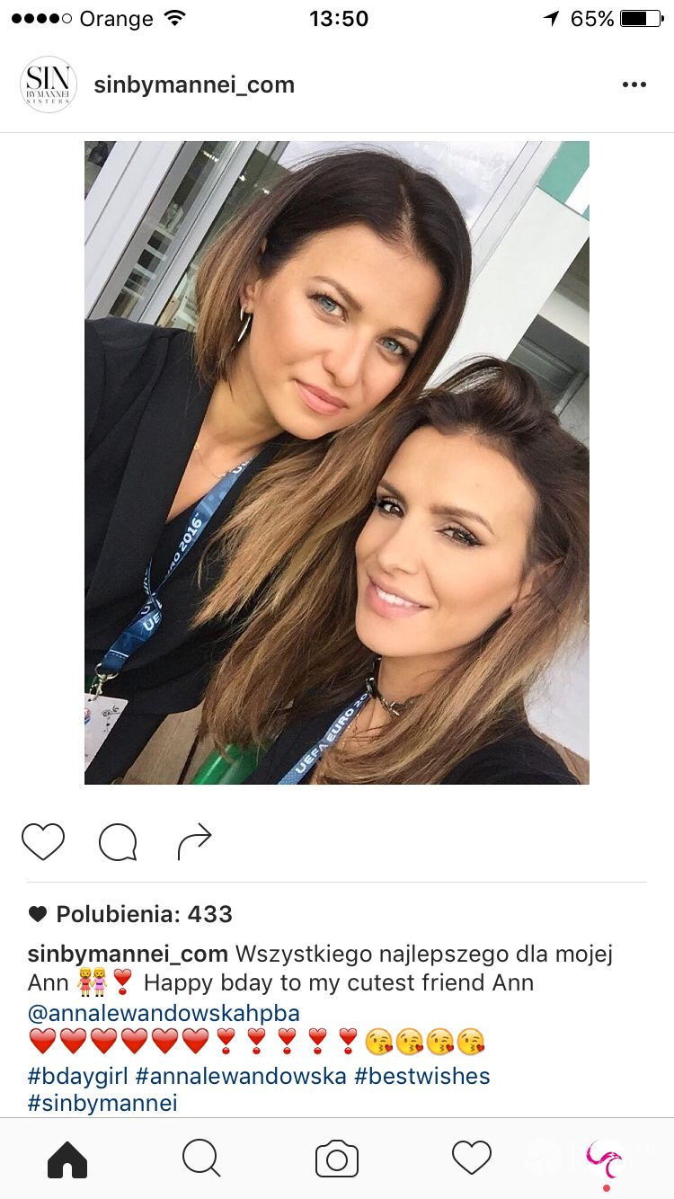 Sara Boruc złożyła urodzinowe życzenia Annie Lewandowskiej