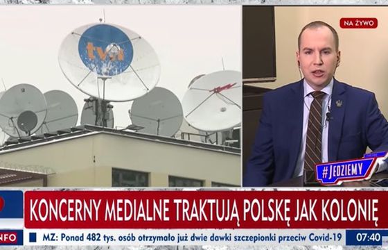 Część widzów bez TVN i Polsatu. Andruszkiewicz: TVP podaje wiarygodne informacje
