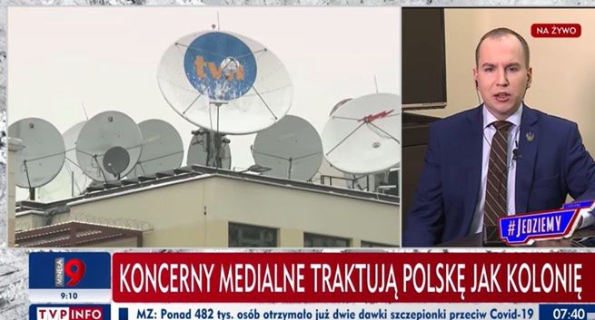 Część widzów bez TVN i Polsatu. Andruszkiewicz: TVP podaje wiarygodne informacje