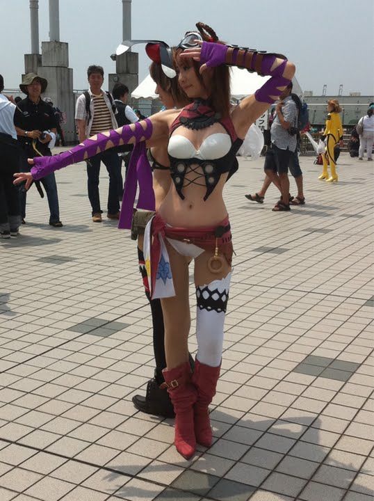 Śliczne azjatki z tokijskiego konwentu Comiket 33