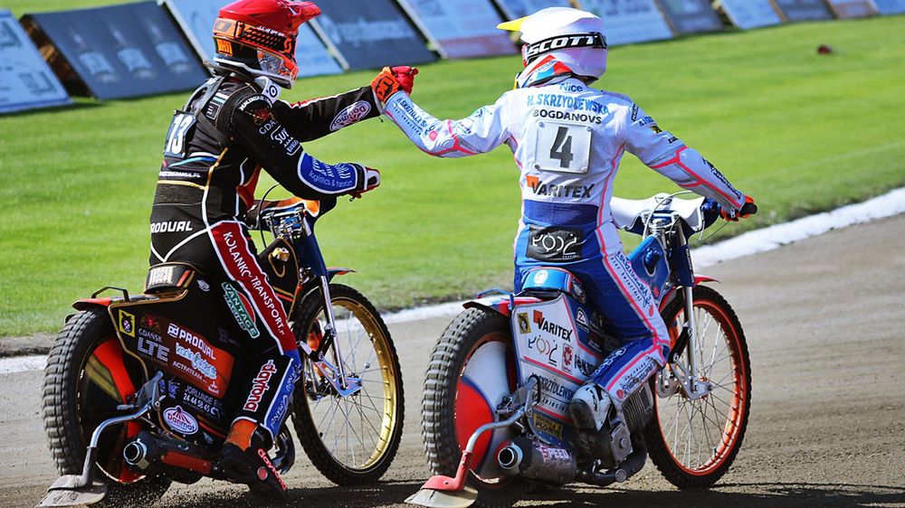 WP SportoweFakty / Grzegorz Jarosz / Wybrzeże - Orzeł. Mikkel Michelsen, Maksim Bogdanow