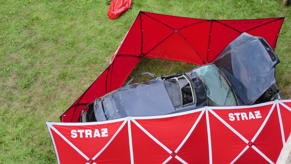 Wypadek na trasie S8 pod Warszawą