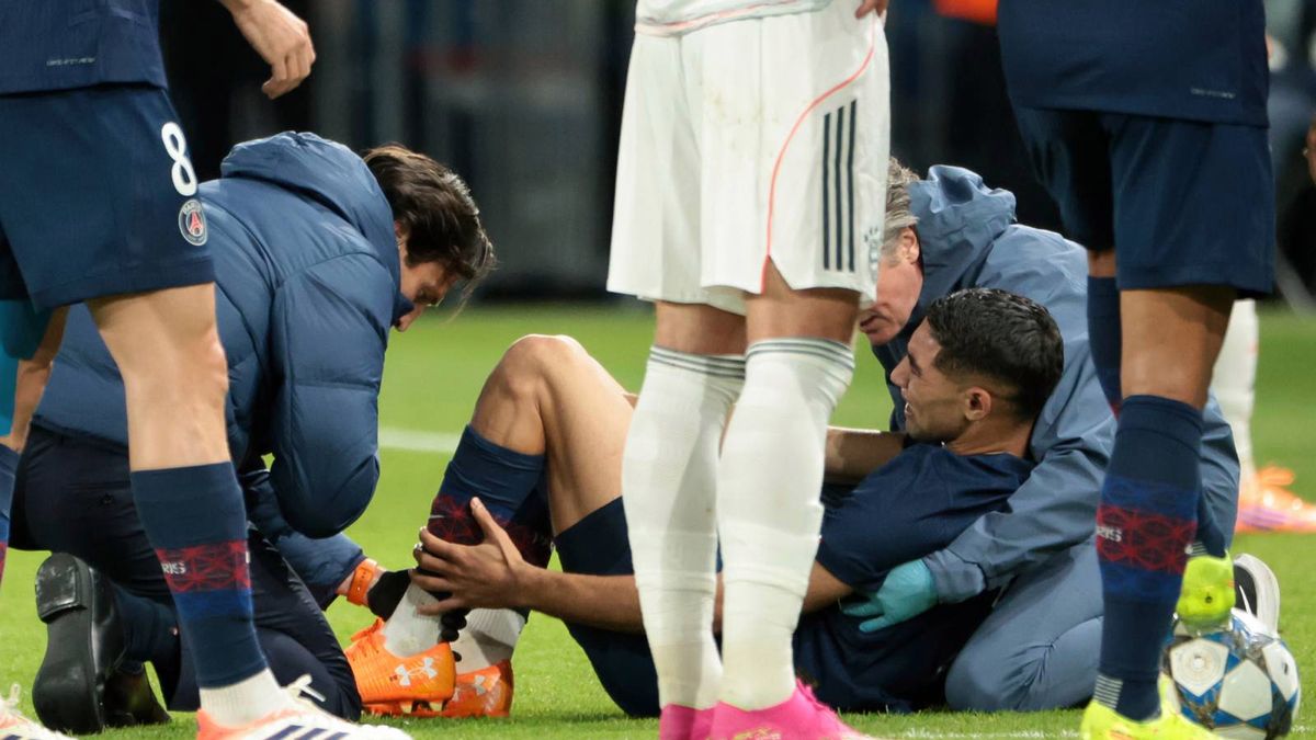 Getty Images / Jean Catuffe / Achraf Hakimi boleśnie odczuł wejście Luisa Diaza