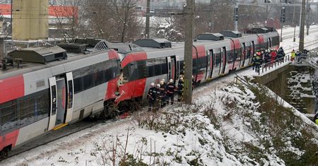 Wiedeń: Czołowe zderzenie dwóch pociągów