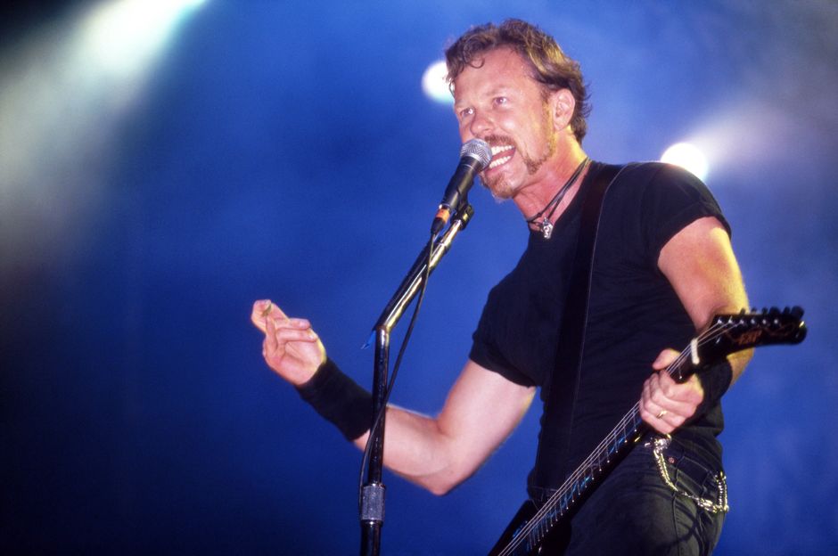 James Hatfield (Metallica) w 1997 roku