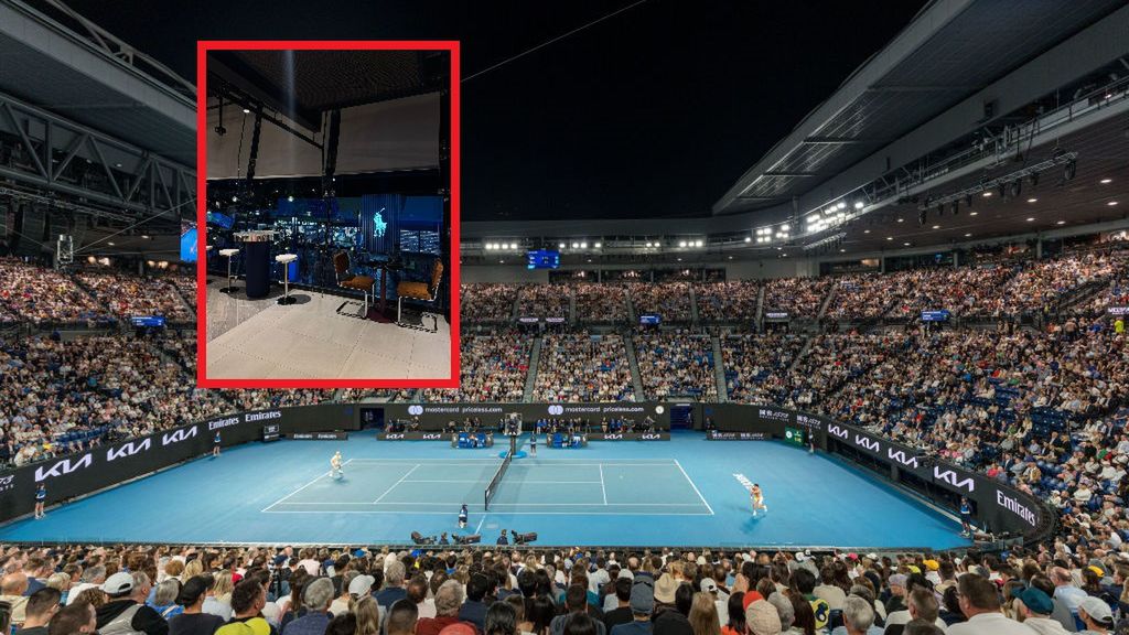 Getty Images / Andy Cheung / archiwum prywatne / Na zdjęciu: Rod Laver Arena i restauracja z widokiem na Rod Laver Arena