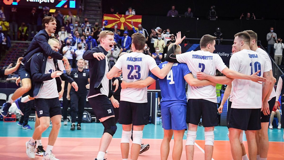 PAP/EPA / KIMMO BRANDT / Na zdjęciu: Reprezentacja Finlandii