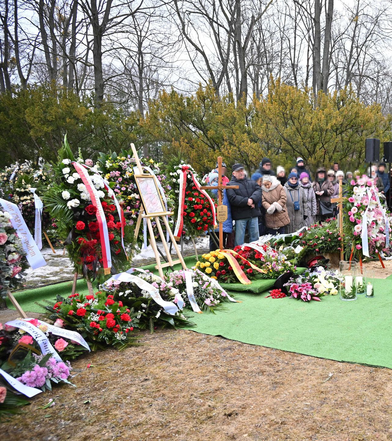 Pogrzeb Bożeny Dykiel