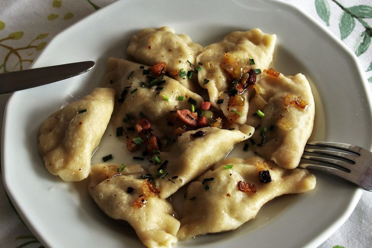 Pierogi św. Jacka z omastą 