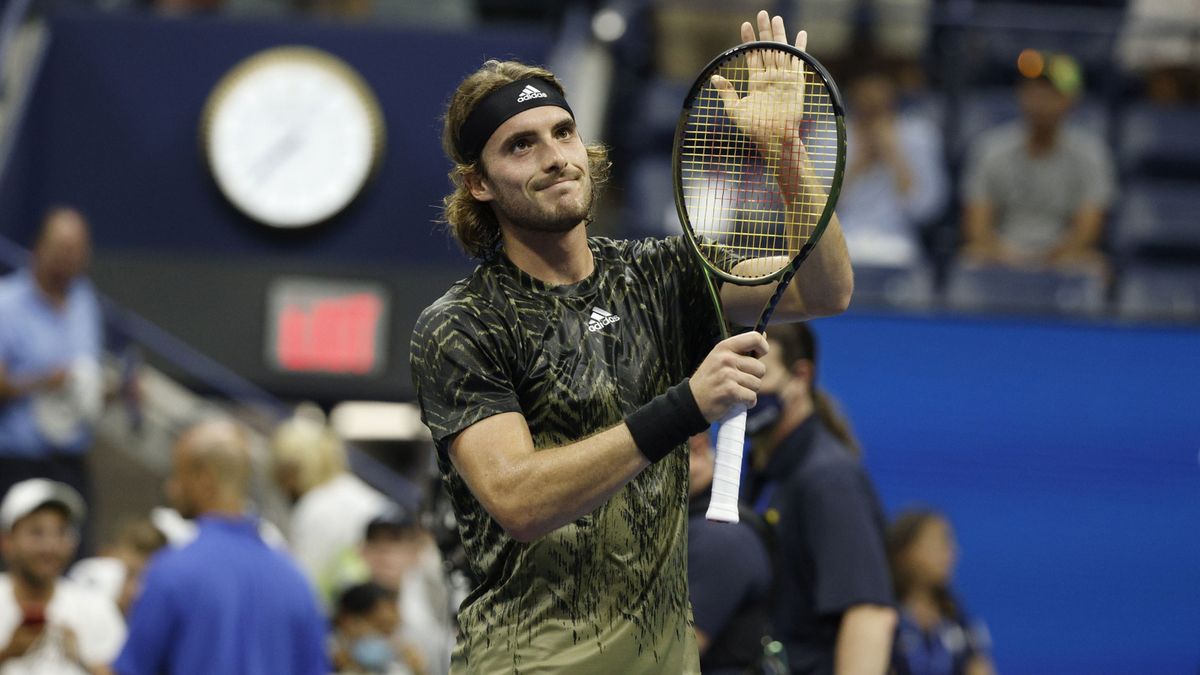 PAP/EPA / JUSTIN LANE / Na zdjęciu: Stefanos Tsitsipas