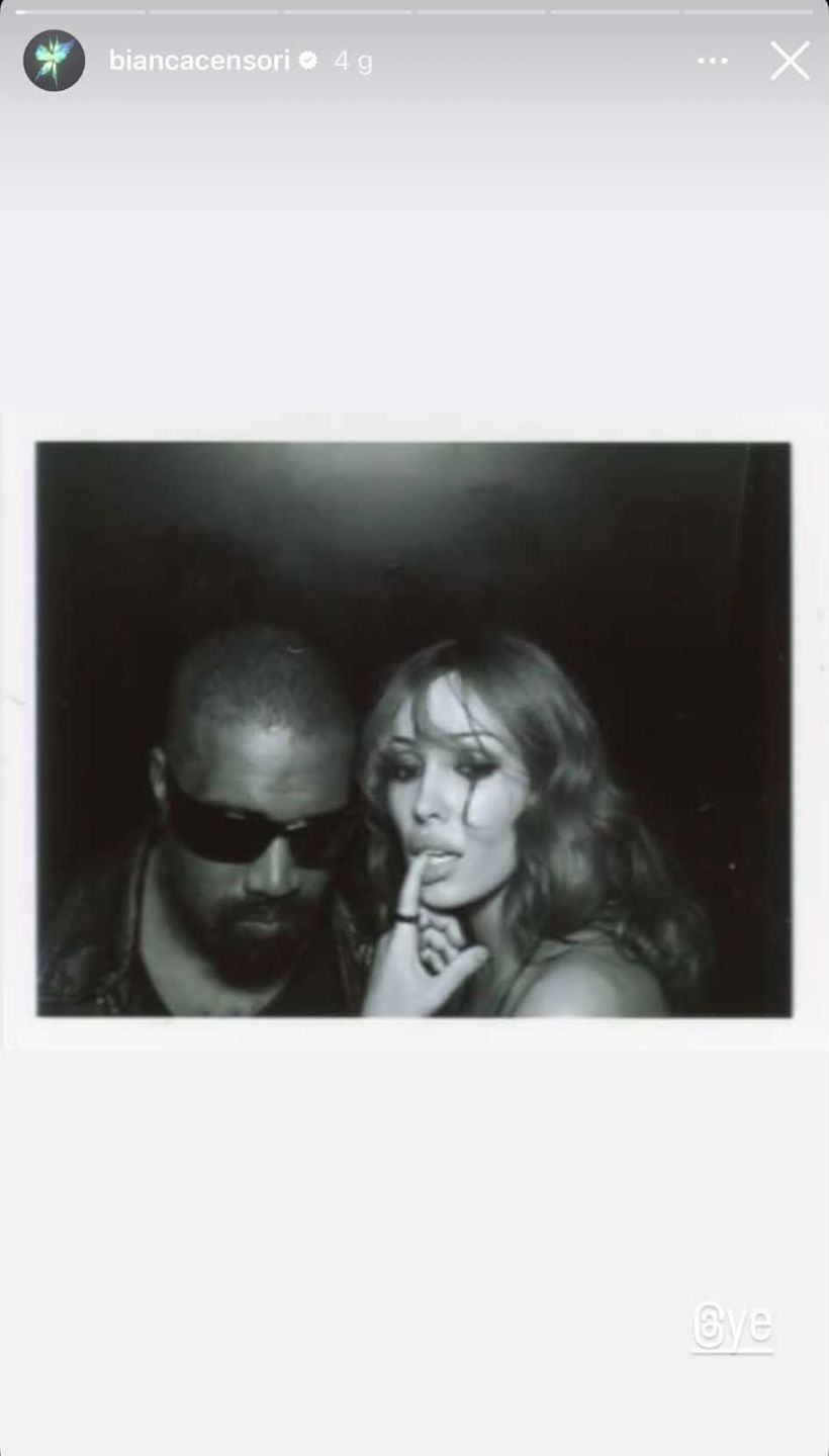 Bianca Censori i Kanye West emanują miłością 