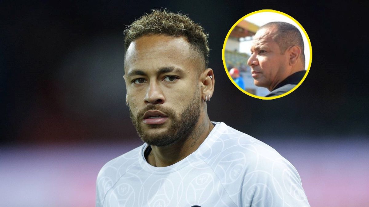 PAP/EPA / PAP / Twitter Neymar Santos da Silva / Na zdjęciu: Neymar i jego ojciec