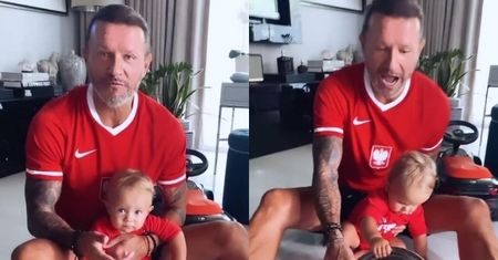 Euro 2020. Henryk Majdan wróży wynik meczu Polska - Szwecja i urządza POTOP W SALONIE