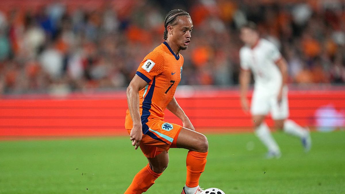 Getty Images / Alex Bierens de Haan - UEFA / Na zdjęciu: Xavi Simons