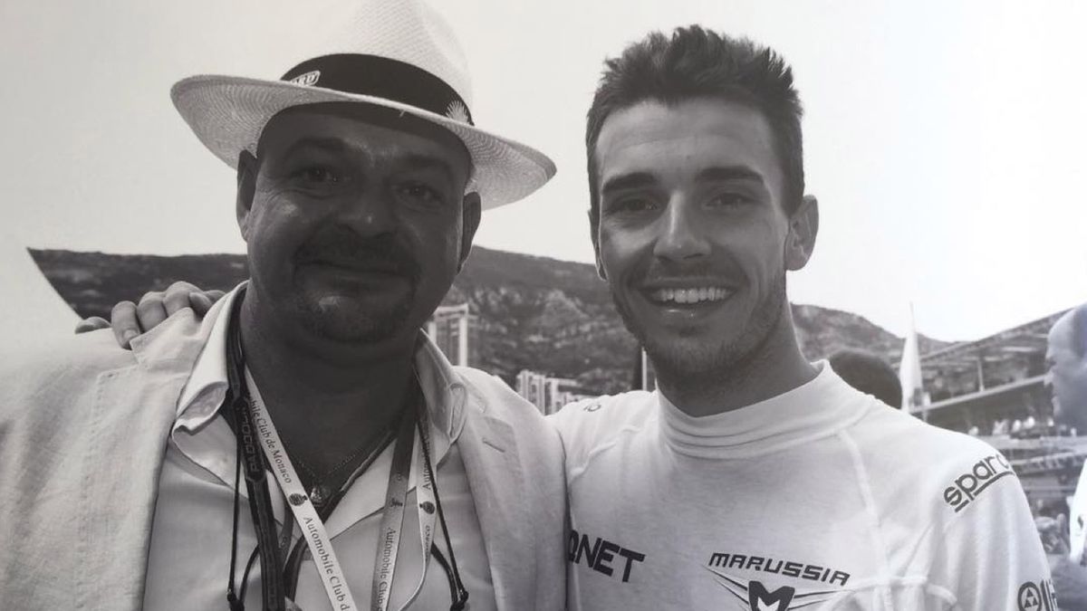 Philippe Bianchi (po lewej) i Jules Bianchi