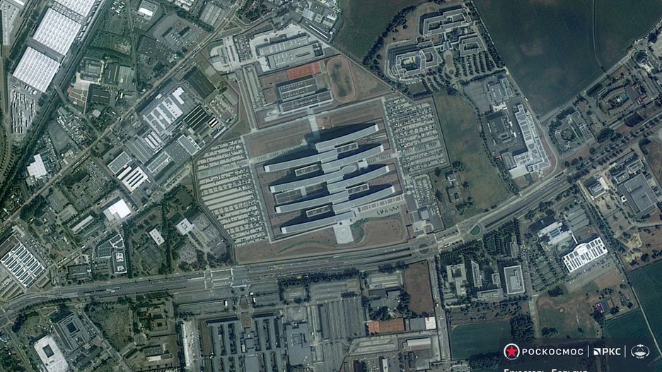 Roskosmos opublikowała zdjęcia satelitarne "centrów decyzyjnych" NATO/ Twitter printscreen
