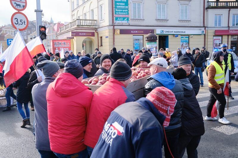protest rolników agrounia lublin