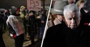 Kaczyński upamiętniał matkę. Reakcja policji wobec manifestantów
