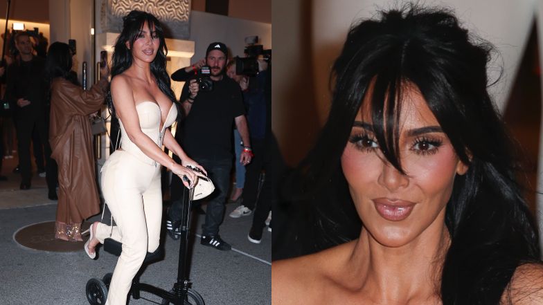 Kim Kardashian na otwarciu sklepu