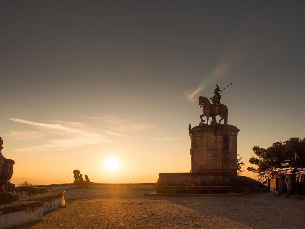 ©JK - Braga. Zachód Słońca widziany z Bom Jesus.