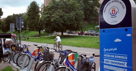 System miejskich rowerów KMK Bike ruszył w Krakowie