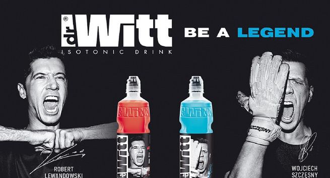 Lewandowski i Szczęsny reklamują Witt Isotonic Drink