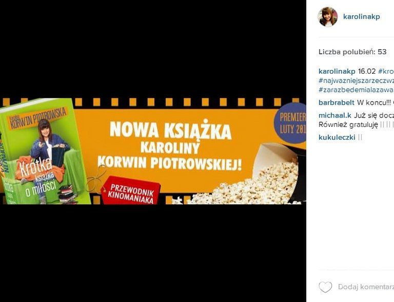 Książka Karoliny Korwin Piotrowskiej