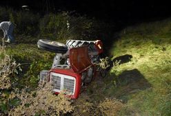 Mężczyzna przygnieciony ciągnikiem. Interweniowało LPR
