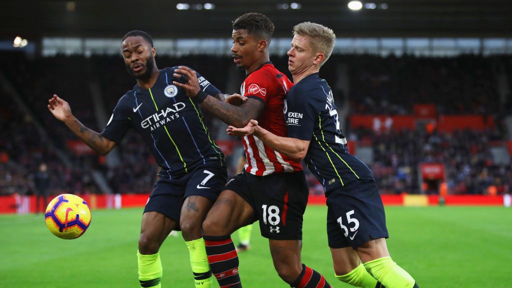 Zdjęcie okładkowe artykułu: Getty Images / Dan Istitene / Na zdjęciu: (od lewej) Raheem Sterling, Mario Lemina i Oleksandr Zinchenko