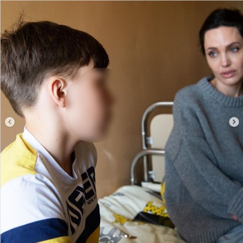Angelina Jolie wspomina wizytę w Ukrainie