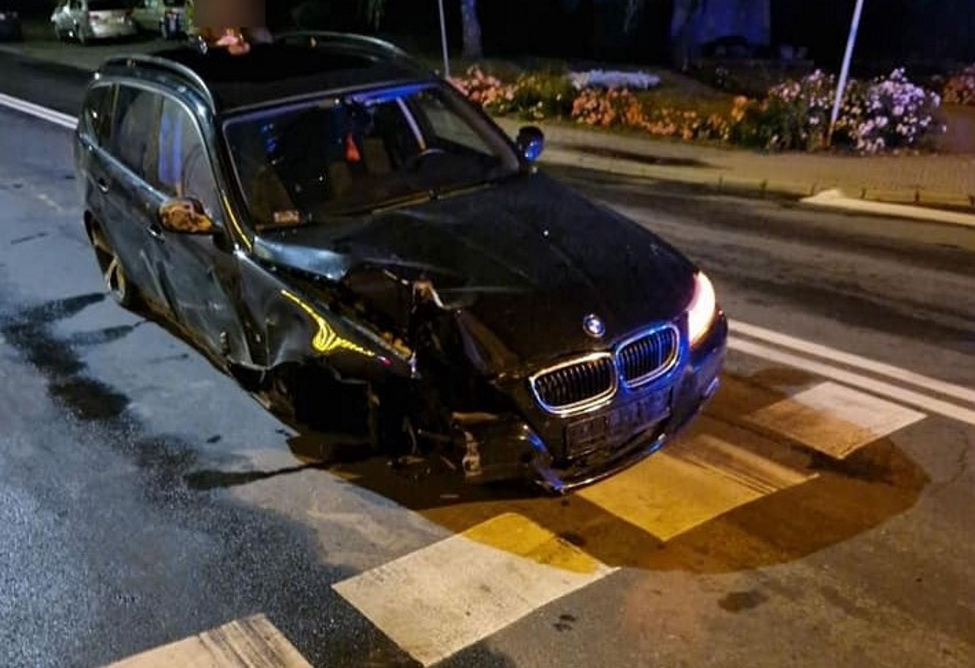 Kierowcę bmw zatrzymała policja
