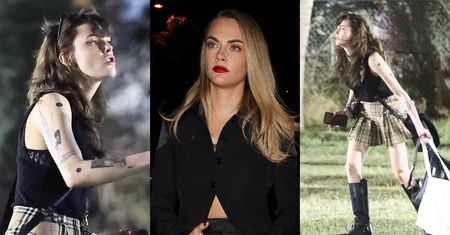 ODMIENIONA Cara Delevingne żywo dyskutuje ze znajomymi na Coachelli. Poznalibyście ją? (ZDJĘCIA)