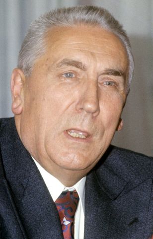 
 Edward Gierek, I sekretarz KC PZPR, 1977 r. 