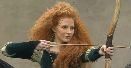Jessica Chastain jako "Merida Waleczna"!
