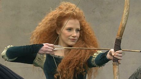 Jessica Chastain jako "Merida Waleczna"!