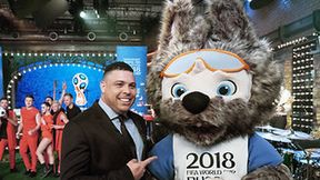 Ronaldo na ceremonii ogłoszenia maskotki mistrzostw świata 2018 w Rosji