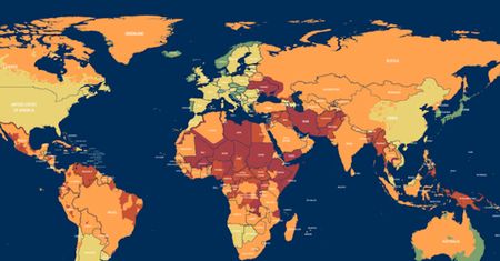 Opracowali Mapę Ryzyka 2027. Coraz więcej państw na czerwono