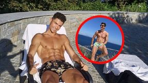 Mocna odpowiedź na zdjęcie Roberta Lewandowskiego. Cristiano Ronaldo pokazał swój "kaloryfer" (foto)