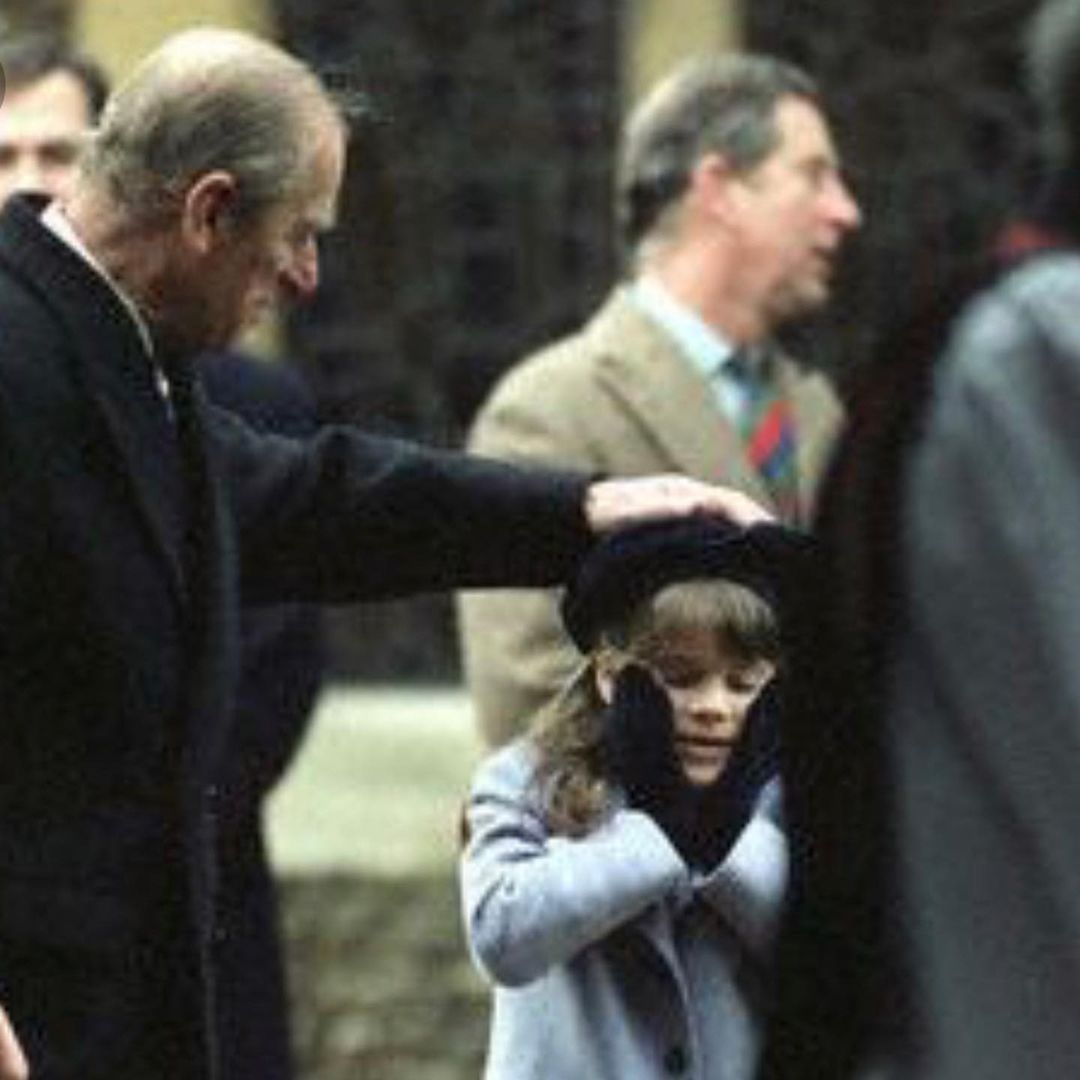 Rodzina królewska uczciła księcia Filipa - Filip i mała Eugenia