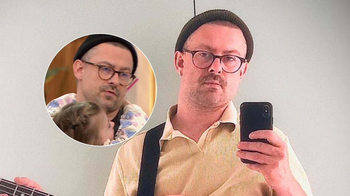 Bartek Królik z córką 