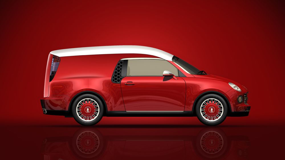 Wlot powietrza do paki to jedna z rewolucyjnych cech nowej, elektrycznej Syreny.