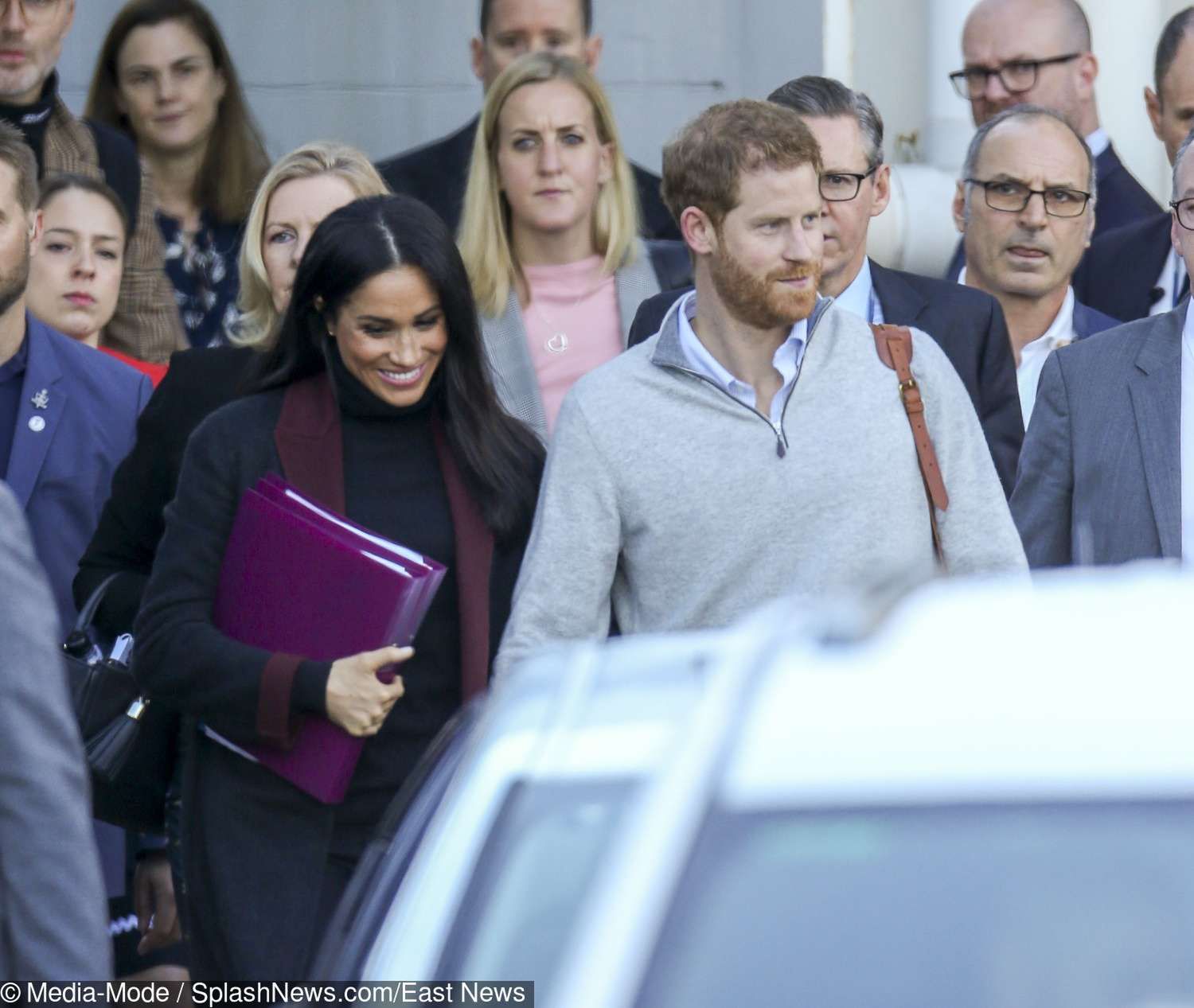 Meghan Markle w ciąży i książę Harry podczas wizyty w Sydney