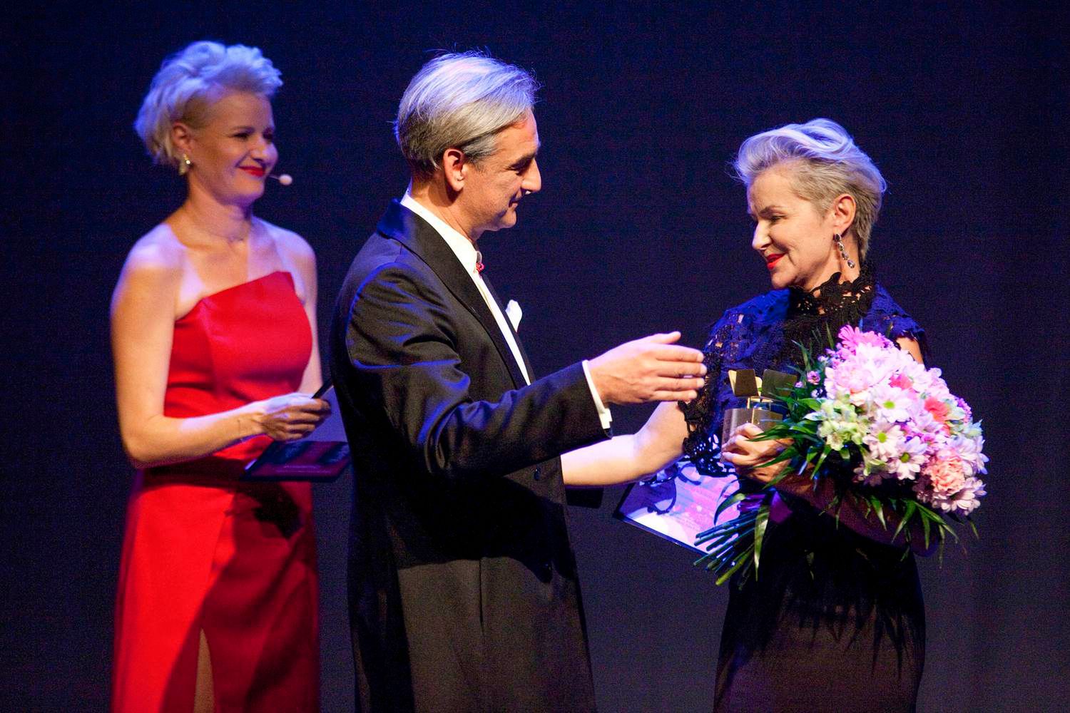 Małgorzata Kożuchowska, Aleksandra Konieczna i Robert Gonera 8. Festiwalu Aktorstwa