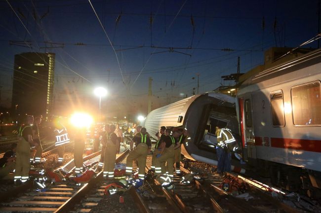 Kolizja pociągów w Mannheim. Wielu rannych