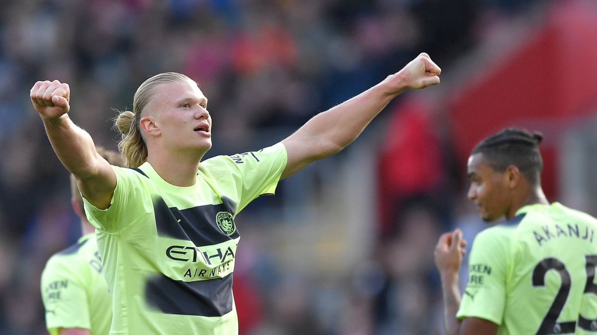 PAP/EPA / Vince Mignott / Na zdjęciu: Erling Haaland